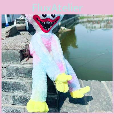Colorful Huggy Wuggy Plush Toy Poppy Playtime Game Character 40cm Great Gift For Kids