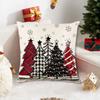 2Pcs 45x45cm Xmas Throw Pillow Case Microfiber Pillow Shell Sofa Pillowcase  Children