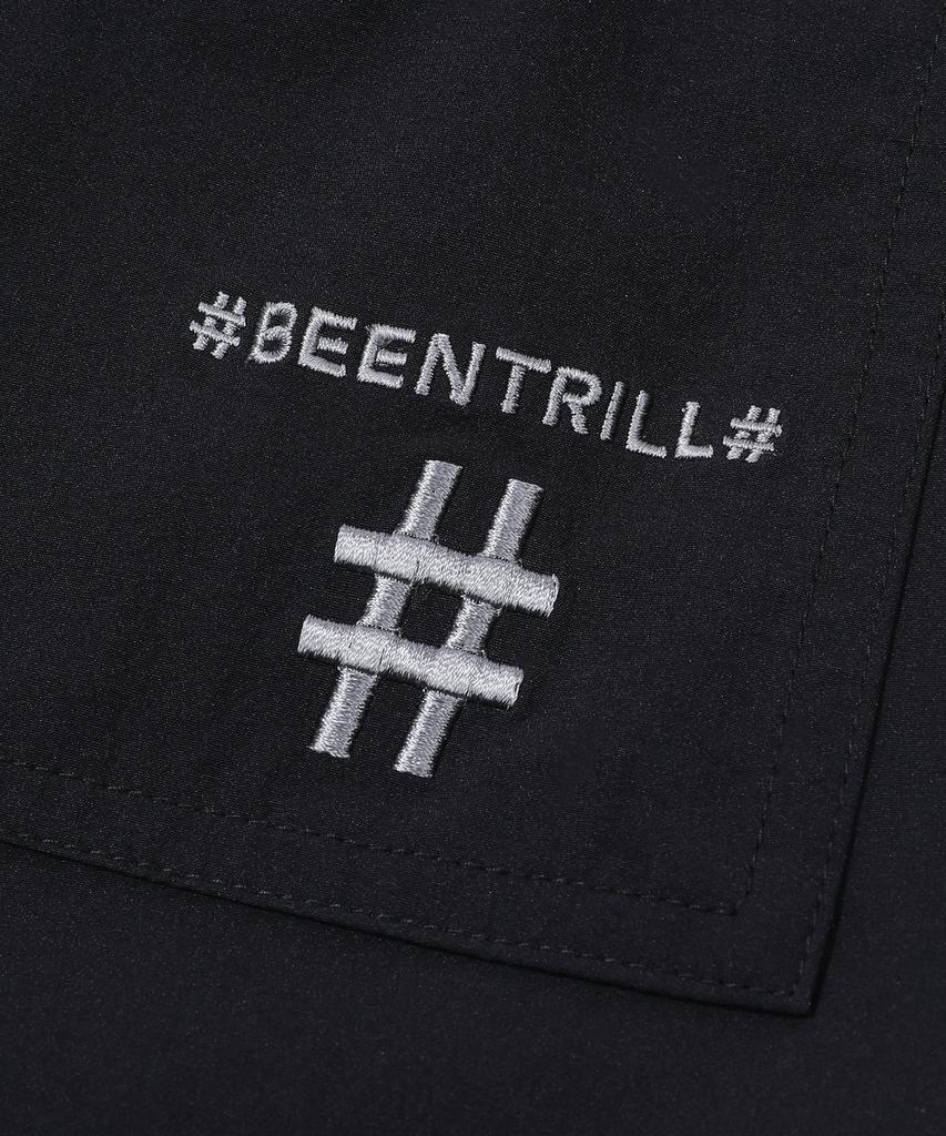 BEENTRILL Stretch Woven Cargo Pants (Black)