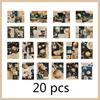 Vintage Material Paper for Scrapbooking Diary Collage Journal Background Material Aesthetic Decoration Retro Stationery Supplies