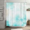 Modern Geometric Shower Curtain With Gold Squares Design Waterproof Fabric Bathroom Decor For Home Use In Multiple Sizes Customi