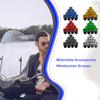 10 Windshield Screw Nut Motorbike Windscreen Bolts Assorted Kit Motorcycles Repair Upgrade Modified Spare Parts