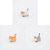 Wooden Cat Figurine Handmade Carving Modern Art Desk Ornament For Celebrations