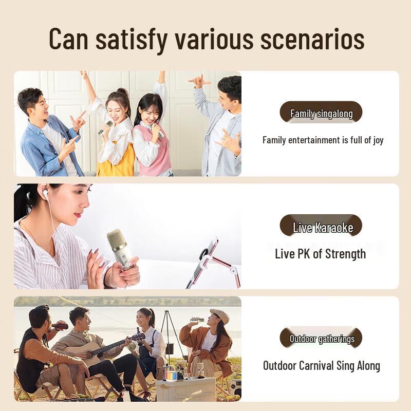 Newman K10 Portable Karaoke Bluetooth Speaker with Microphone