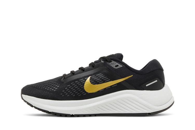 Nike Air Zoom Structure 24 Black Metallic Gold Coin (Women's)