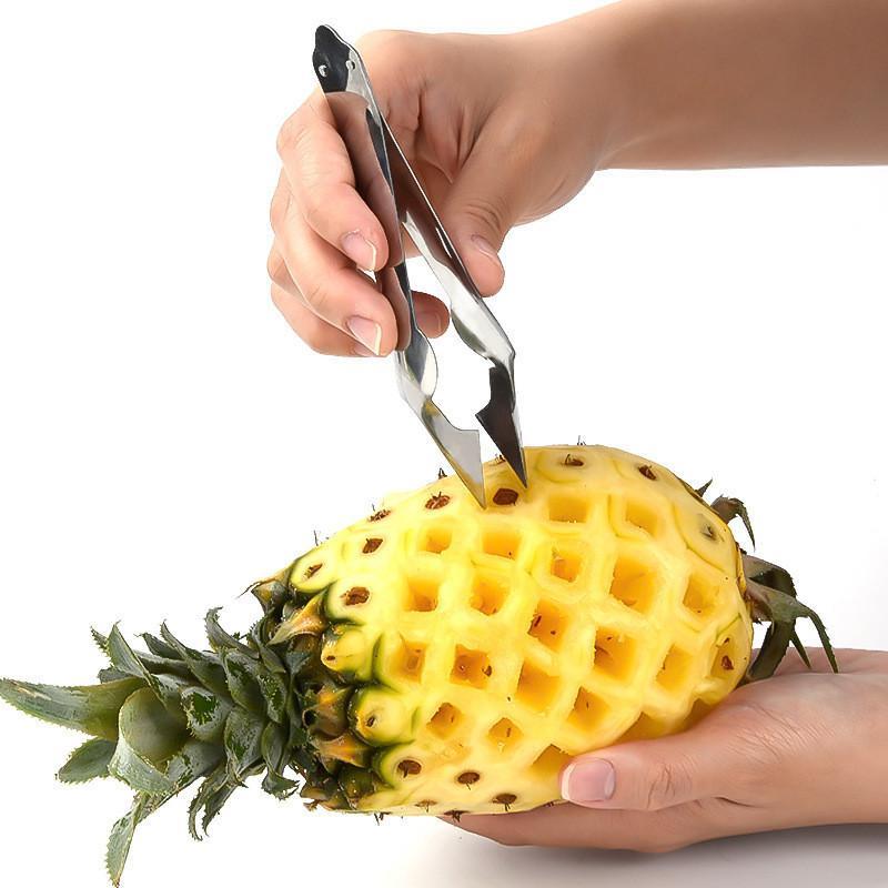 Stainless Steel Pineapple Eye Remover With Sharp Tip Durable Design For Home Kitchen Fruit Prep Daily Use