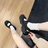 Niche Design Women's Shoes Summer Platform Velcro Dad Shoes Sports Casual Black Sweet Cool Bag Head Sandals Women