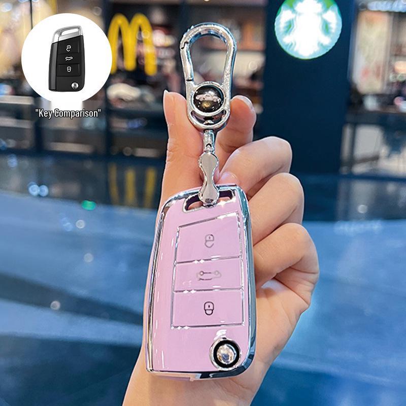 Volkswagen Passat Key Cover for 2017/18 Models - Dedicated SAIC Passat Car Key Shell with Buckle