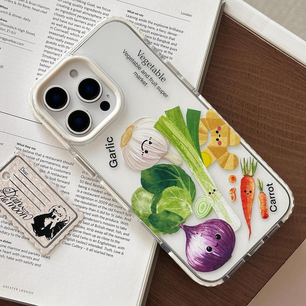 Creative vegetable phone case suitable for Apple phones