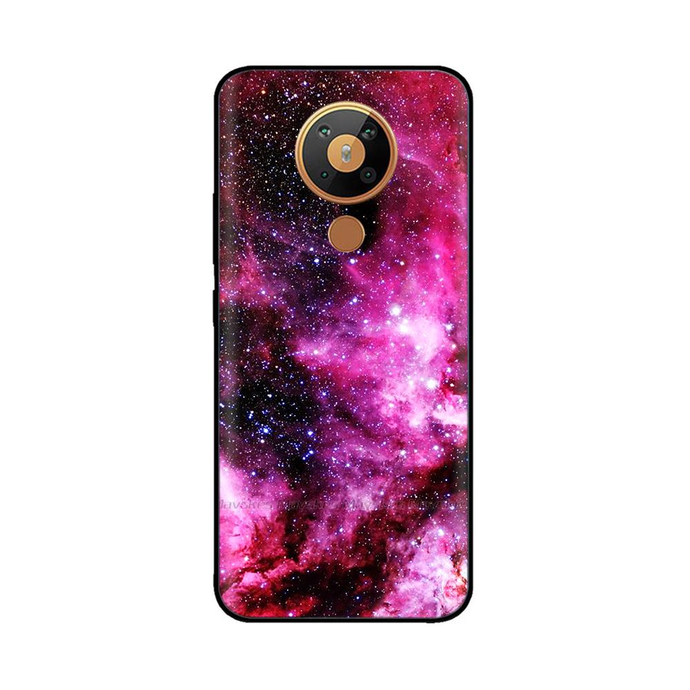 For Nokia 5.3 Silicone Case Soft Tpu Back Cover for Nokia 5.3 3.4 Bumper Printed Silicon Case for Nokia3.4 Nokia5.3 Phone Flower