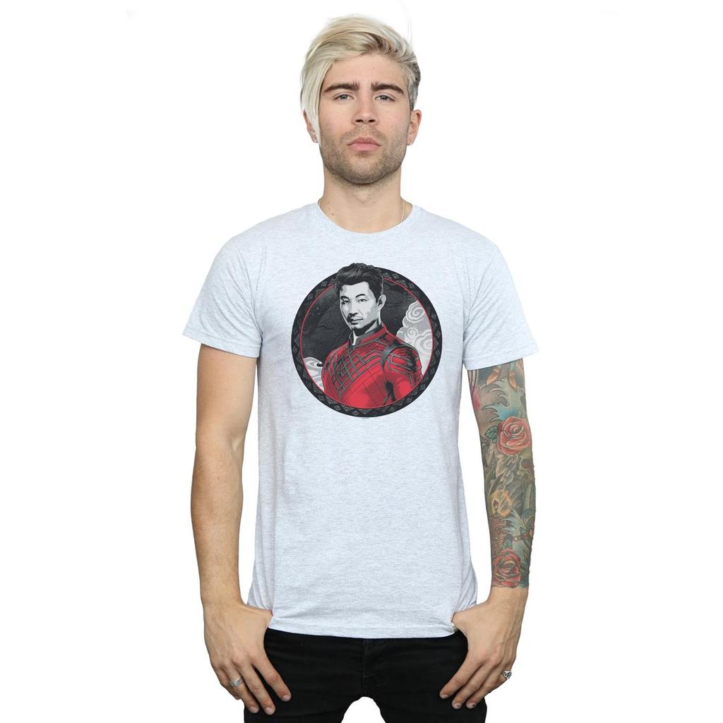 Marvel Mens Shang-Chi And The Legend Of The Ten Rings Red Ring T-Shirt