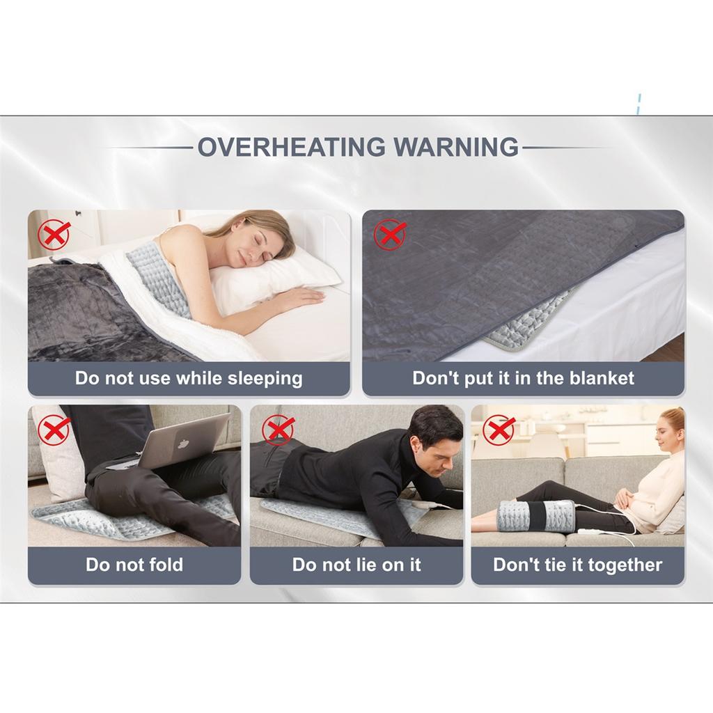 Electric Heating Pad for Back Pain Relief,Heating Pads for Cramps,Heating pad for Neck and Shoulder,Knee,Arms and Legs