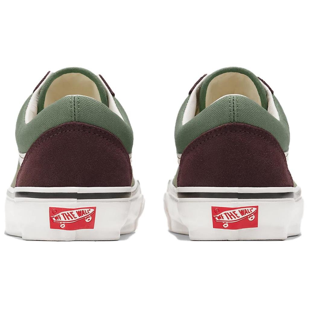Vans Premium Old Skool Comfortable Fashion Low-Top Skate Shoes Unisex Sneakers Green VN000D56BGS
