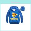 Go Kids Pokemon Jungen Mädchen Langarm Sweatshirt T-Shirt Lässige Oberteile Kleidung