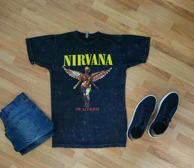 חולצת נירוונה אינקובטור בסגנון וינטג'