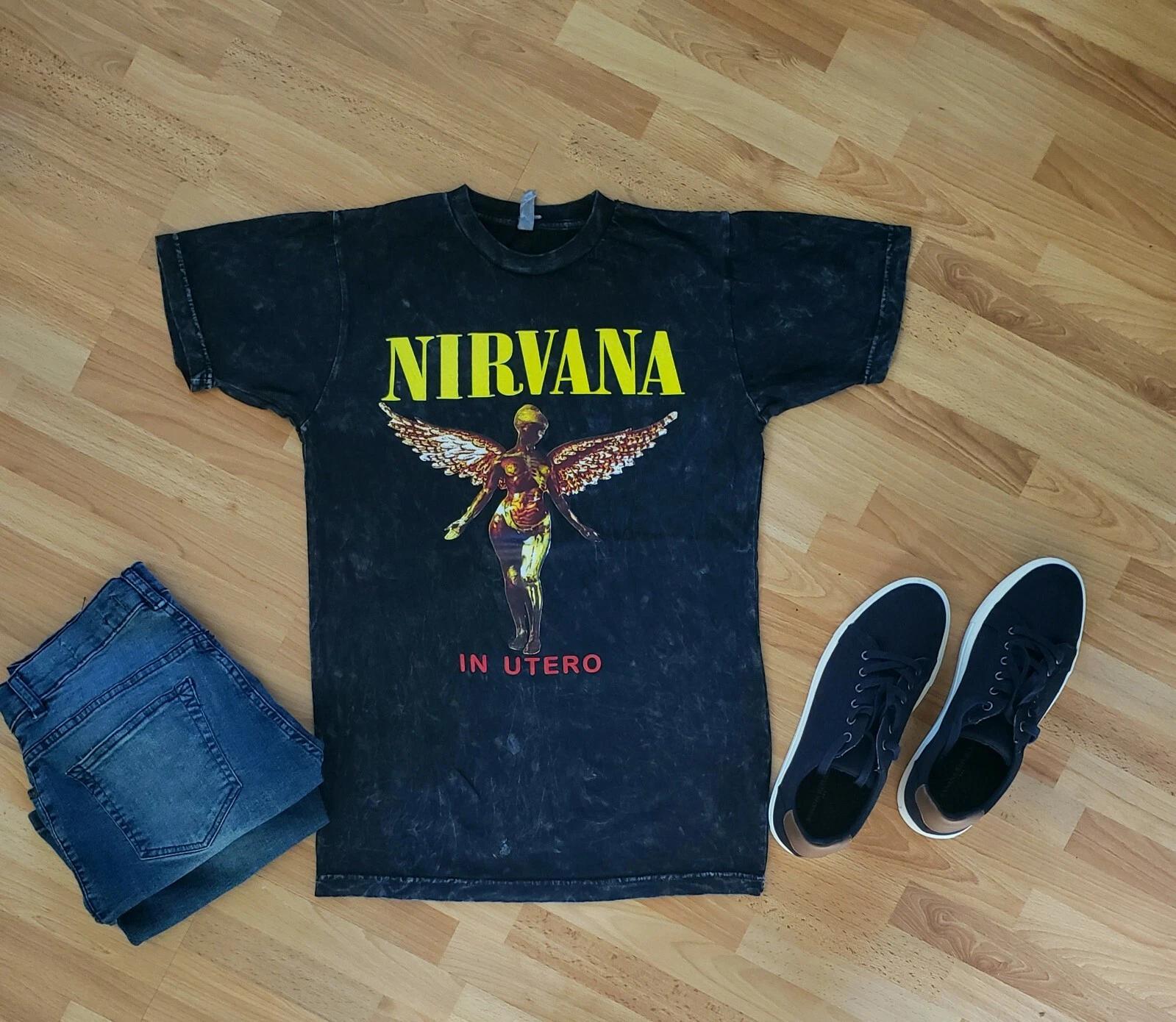 Nirvana in utero shirt vintage style S
