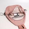 Chest Bag Women's Multifunctional Shoulder Crossbody Bag Lightweight Water-repellent Nylon Bag