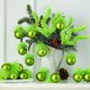 12Pcs Bright Velvety Plush Christmas Tree Balls Premium Holiday Decors For Homes Window Party Decoration