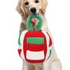 Christmas Gift Pet Dog Toy Play Ball Puzzle Food Hiding Sound Decompression Game Interactive Training Teeth Grinding