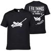 Funny Mechanic T Shirts for Men Short Sleeve Shirts Funny Graphic Tees I Fix Things Collecting Objects Fashion Casual Men Tees