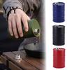 750ML Mini Barrel Stainless Steel Oil Drum, Shaped Dispenser Miniature Drum Bottle, Leak Proof Industrial Style Storage Can Container Metal