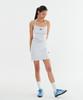 Minasu Slim Fit Halter Neck Terry Onepiece_White Melange