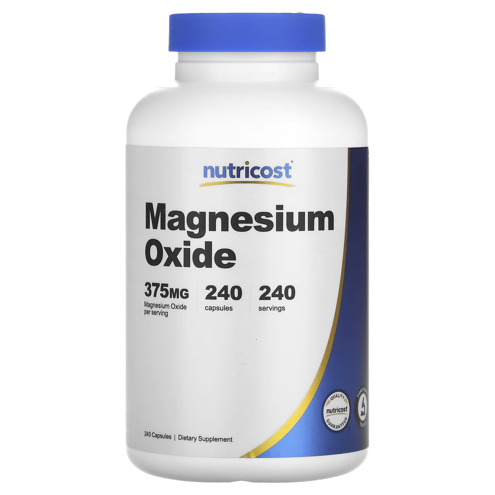 

Magnesium Oxide, 375Mg, 240 Capsules