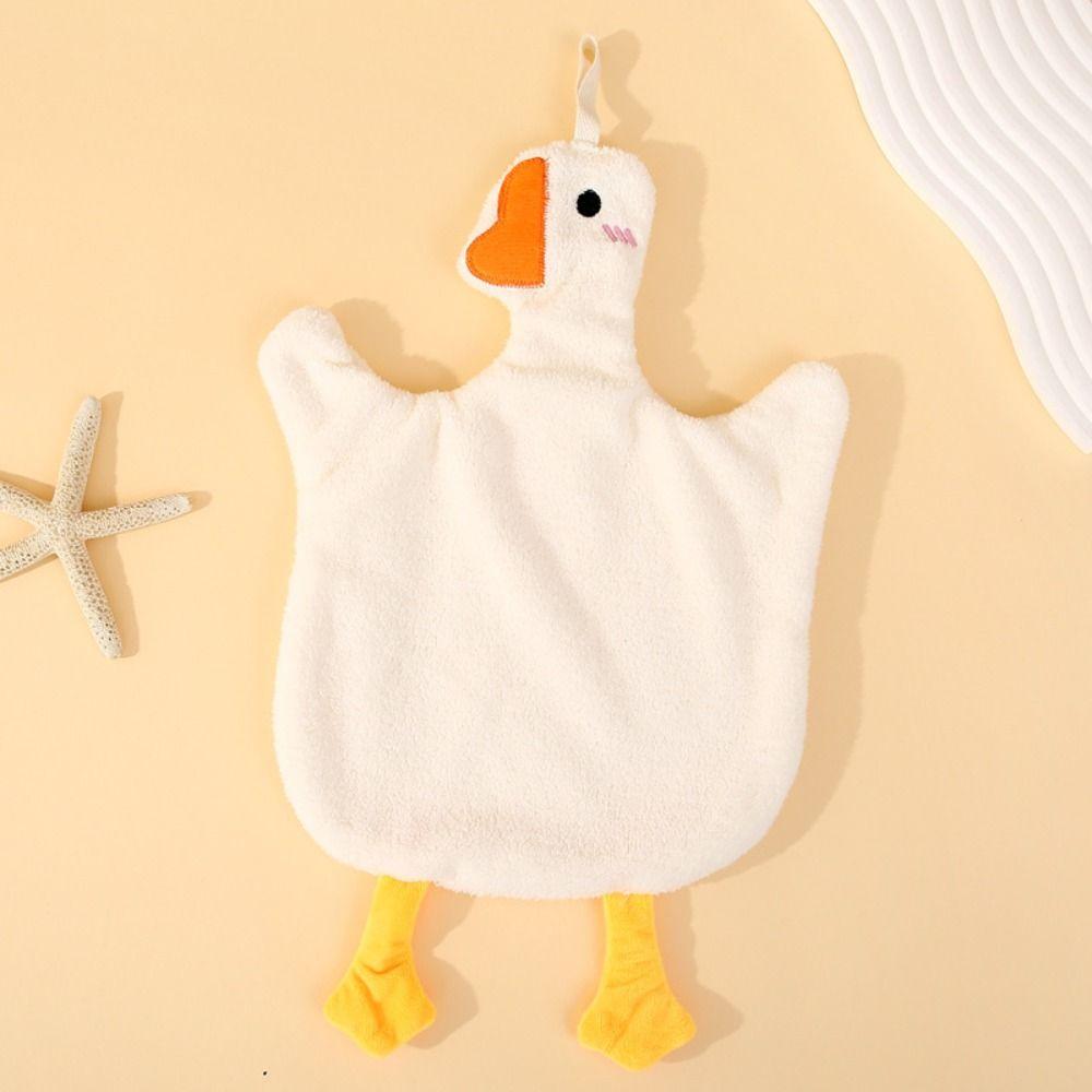 Duck Shaped Cleaning Towel Thicker Rag Cute Dishcloths  Bathroom