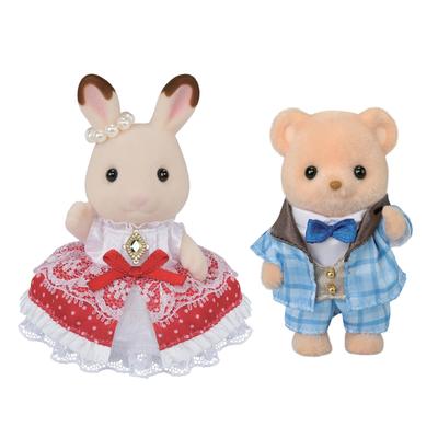 Sylvanian Families Doll [Anniversary Friends -Flare & Theo-] C-76 ST Mark Age 3 and Up Toy Dollhouse Sylvanian Families Epoch EPOCH