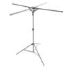 Tripod Clothes Drying Rack Carbon Steel Foldable Windproof Portable Floor Standing Laundry Drying Rack for Indoor Apartment Balcony