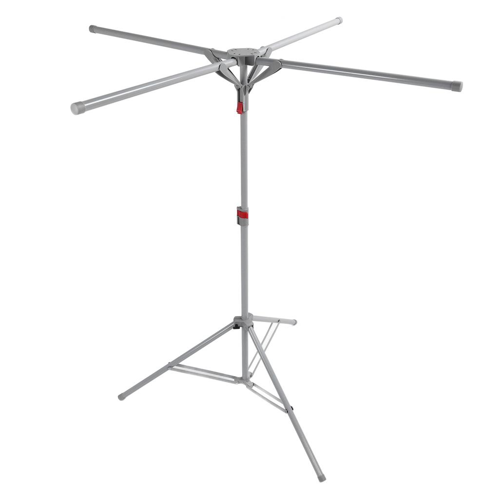 Tripod Clothes Drying Rack Carbon Steel Foldable Windproof Portable Floor Standing Laundry Drying Rack for Indoor Apartment Balcony