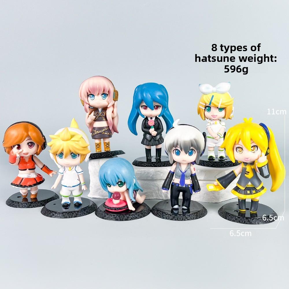Hatsune Miku Cat Style Falling Posture Anime Fairy Tale Theme Model For Kids And Fans