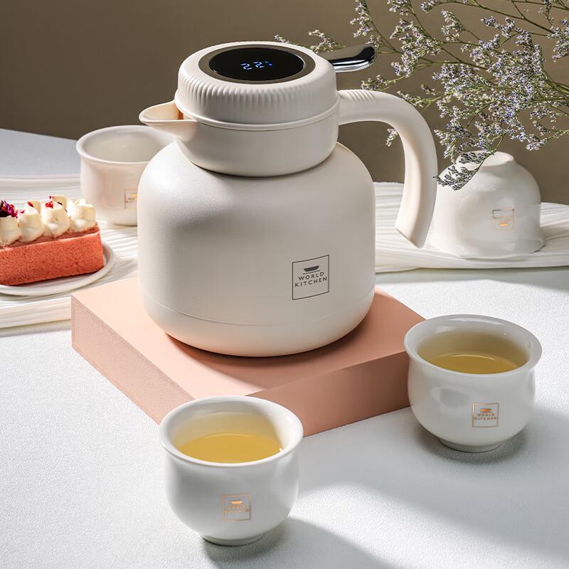 WORLD KITCHEN 5-Piece Temperature Display Tea Set