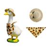 Style Porch Pet Dog Garden Ornaments Clothing Set