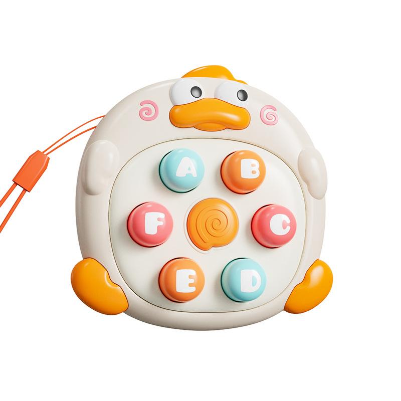 Palm Cute Duck Hit Hamster Dekompressionsspielzeug Baby Puzzle Presse Musik Baby Mini Süßes Eltern-Kind Interaktives Puzzle