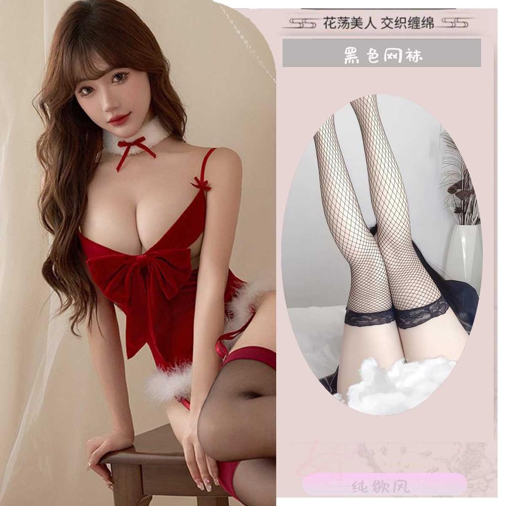 Sex underwear sexy hot pure desire wind Christmas temptation suit passion free open bunny uniform suit