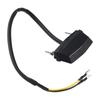 Parts Replacement License Plate Light 12V ABS Plastic Accessories Black Housing LED Lamp Motorcycle Multi Use Number