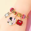 Charms Anime Dessin Animé Disney Bracelet Mickey Mouse pour Femmes Bijoux Mignons Pendentif Accessoires Bracelet pour Filles Cadeau