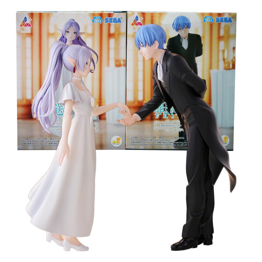18CM Anime Sousou No Frieren Frieren Himmel Figuer Frieren Dress Wedding Suit Ver Set Model Toy Doll Aciton Figure PVC