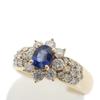no brand  #11.5(JP Size) ring blue/gold K18 yellow gold Women