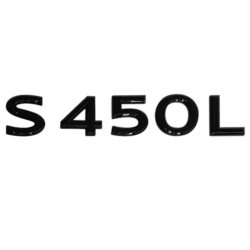 ABS Car Body Side Emblem Sticker Trunk Badge Decals for Mercedes Benz Maybach S400L S450L S480L S500L S580L S600L S680L Exterior