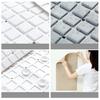 Non-Slip Bath Mat Grids PVC Mats with Suction Cup for Bathroom Toilet Bathtub Rug Doormat Safety Grey White Beige 38x70cm