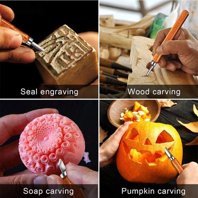 12 PCS Set Woodworking Cutters Set Carving DIY Woodworking Cutters Set Multifunctional Household