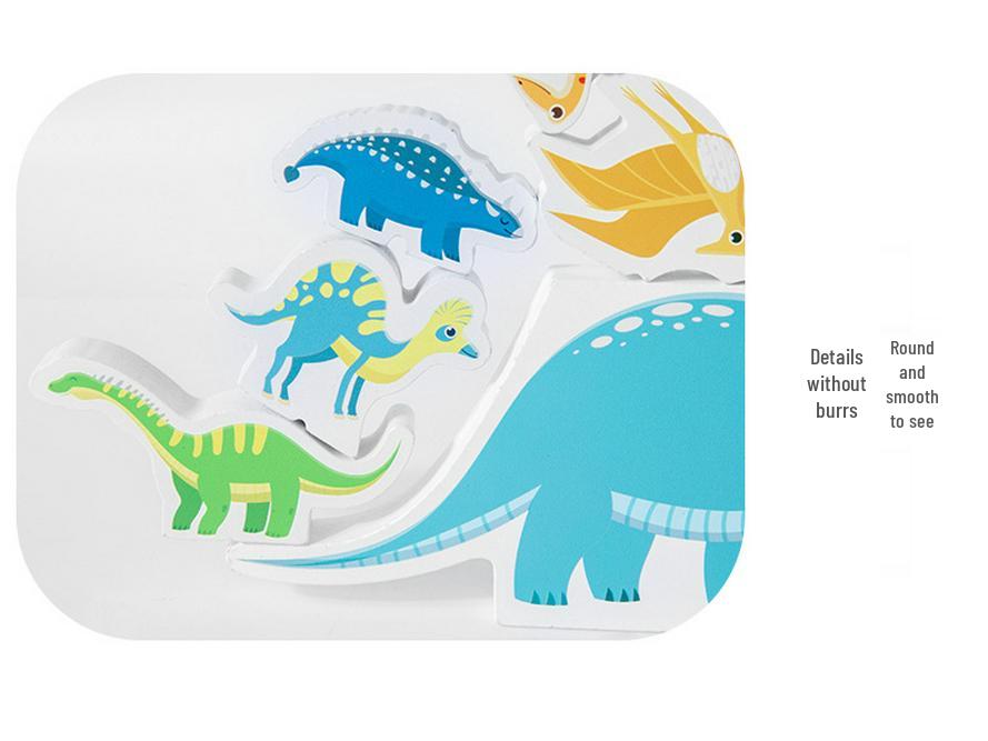 Dinosaur Stacking Blocks: Educational, Interactive Desktop Game for Young Children