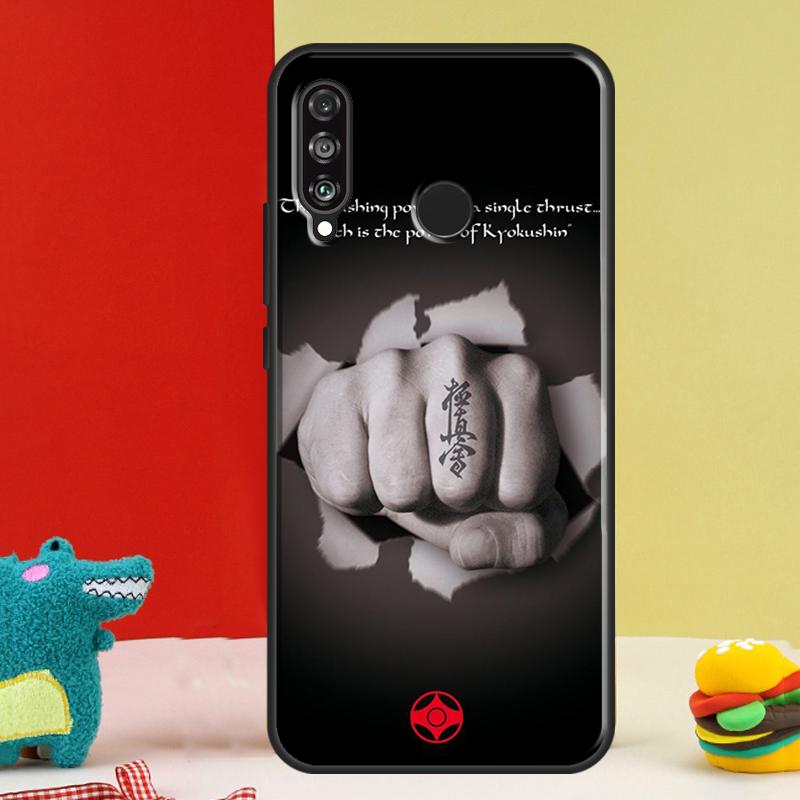 Kyokushin Karate Symbol For Huawei Nova 12s 12i 11i 8i 9 10 SE Y91 Y90 Y60 Y70 Y72 Y61 P20 P40 P30 Lite P60 Pro Case