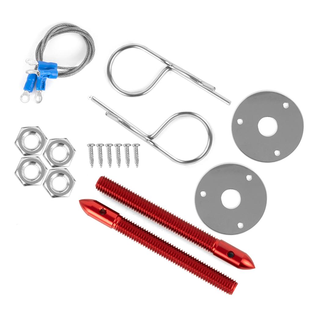 Car Hood Lock Latches Engine Cover Security with Key Systems for Enhancing Protections Safe Driving Theft Prevention