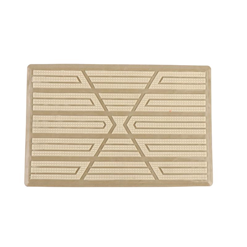 23x15cm Auto-Fußmatte Anti-Rutsch-Pedal Universal-Teppichplatte Fußpedal Anti-Rutsch-Pad Auto-Bodenmatte Rutschfestes Metallpad Zubehör