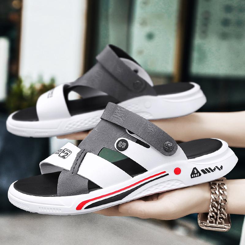 Fashion Summer Mens Massage Slippers Indoor Outdoor Sandals Beach Comfortable Soft Slides Clogs Casual Shoes Men Women Home Slippers