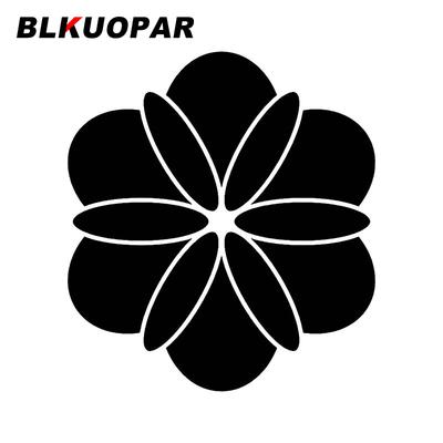 BLKUOPAR Cotton Flowers Car Sticker Personality Fashionable Decal Waterproof Sunscreen Air Conditioner Windshield Decoration