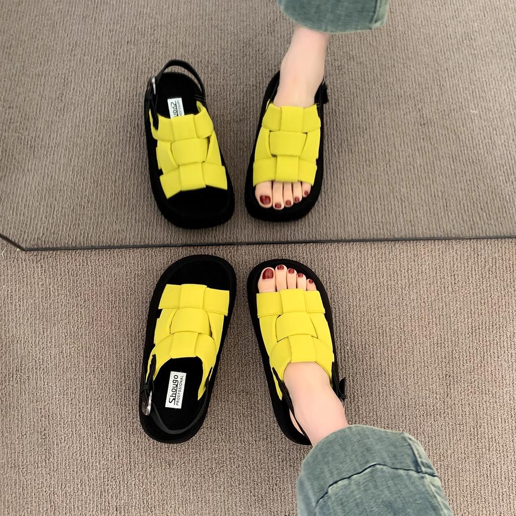 Sandals Women's Summer Outer Wear New with Skirt Platform Fashion Casual Shoes